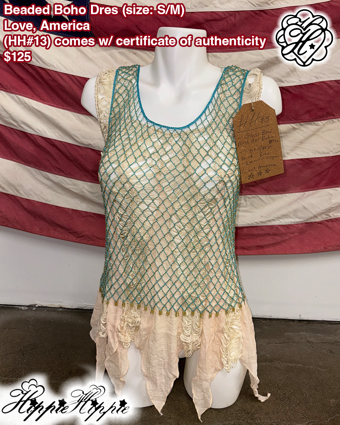 Beaded Boho Dress ( 𝓗𝓗#13)